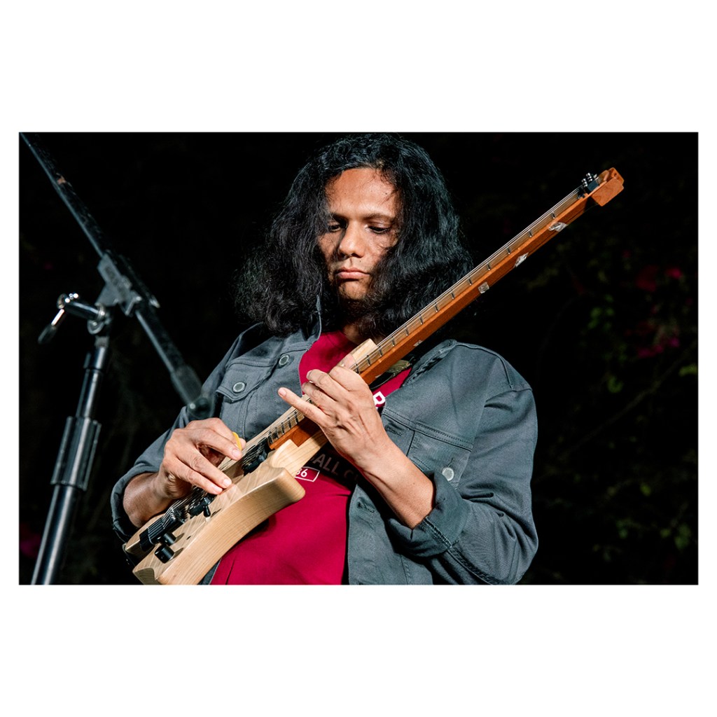 Pranav K of Rascals Of The First Order, performing with his family band Melowaves, NYE 2025 